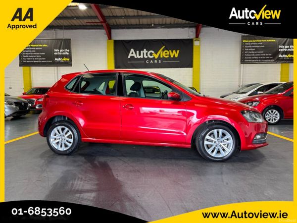 Volkswagen Polo Hatchback, Petrol, 2016, Red