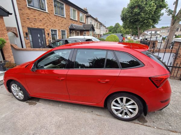 Skoda Scala Hatchback, Petrol, 2020, Red