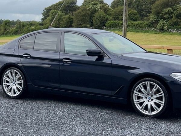 BMW 5-Series Saloon, Diesel, 2017, Blue