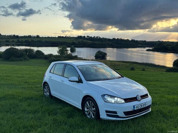Volkswagen Golf Hatchback, Diesel, 2014, White