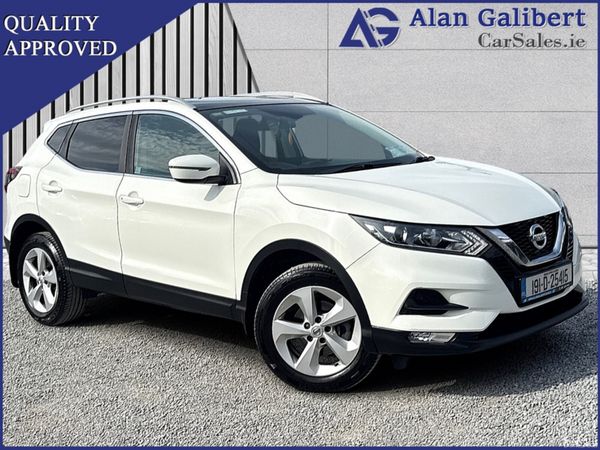 Nissan Qashqai MPV, Petrol, 2019, White