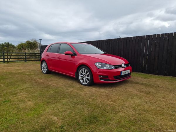 Volkswagen Golf Hatchback, Diesel, 2016, Red