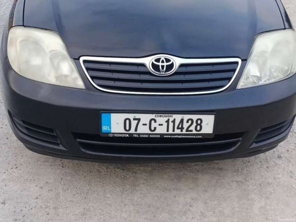 Toyota Corolla Saloon, Petrol, 2007, Black