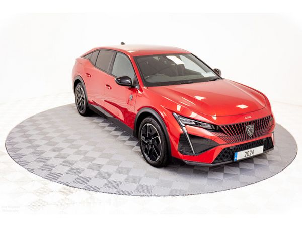 Peugeot 408 Hatchback, Petrol Plug-in Hybrid, 2024, Red
