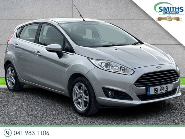 Ford Fiesta Hatchback, Petrol, 2015, Silver