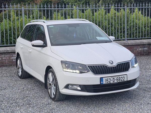 Skoda Fabia Estate, Petrol, 2015, White