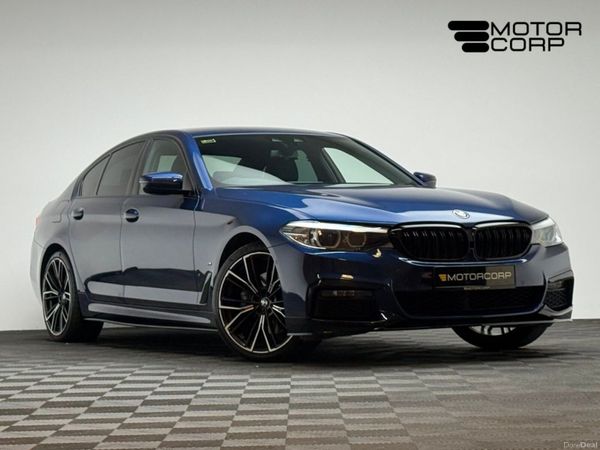 BMW 5-Series Saloon, Petrol Plug-in Hybrid, 2019, Blue