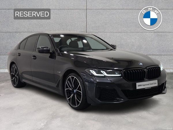 BMW 5-Series Saloon, Petrol Plug-in Hybrid, 2023, Grey
