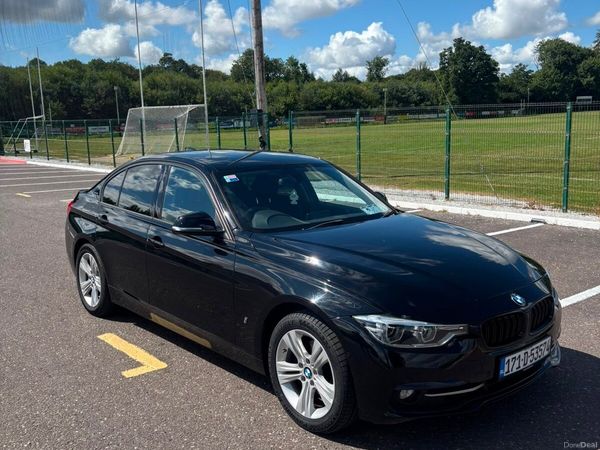 BMW 3-Series Saloon, Petrol Plug-in Hybrid, 2017, Black