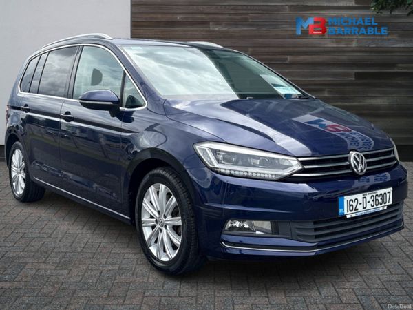 Volkswagen Touran MPV, Petrol, 2016, Blue