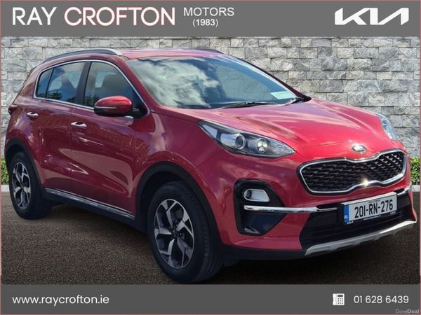 Kia Sportage SUV, Diesel, 2020, Red