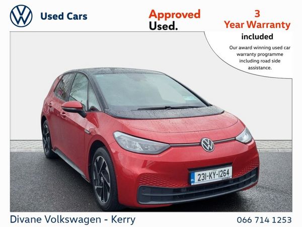 Volkswagen ID.3 Hatchback, Electric, 2023, Red