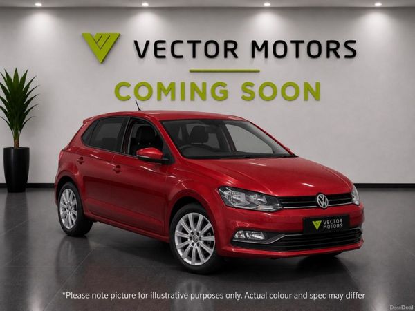 Volkswagen Polo Hatchback, Petrol, 2016, Red