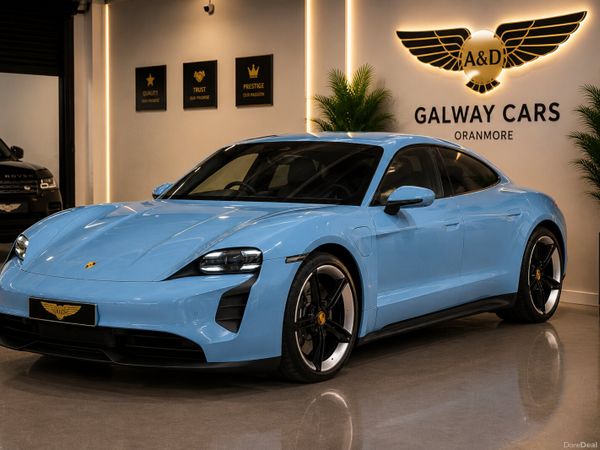 Porsche Taycan Saloon, Electric, 2023, Blue