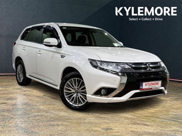 Mitsubishi Outlander SUV, Petrol Plug-in Hybrid, 2018, White