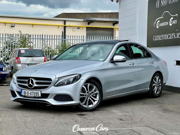 Mercedes-Benz C-Class Saloon, Petrol, 2018, Silver