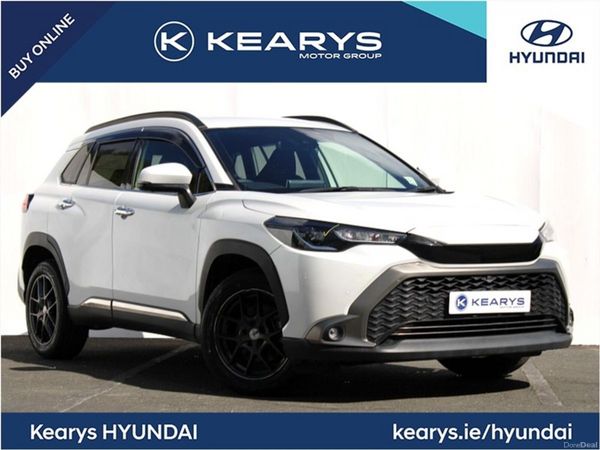 Toyota Corolla Cross SUV, Petrol Hybrid, 2022, White