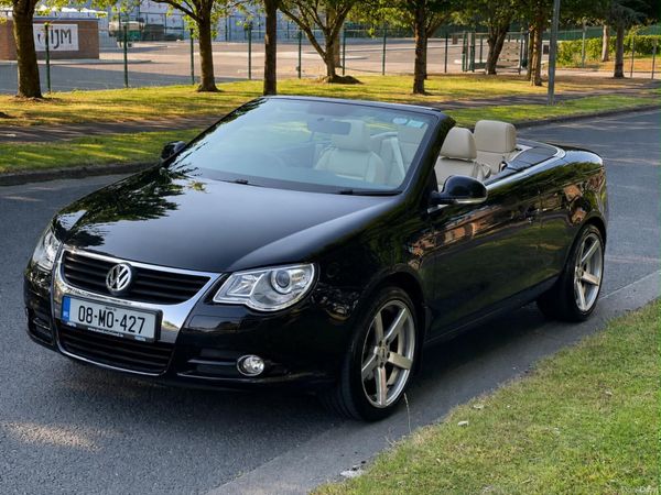 Volkswagen Eos Convertible, Petrol, 2008, Black