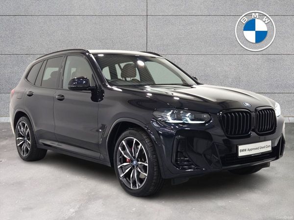 BMW X3 SUV, Petrol Plug-in Hybrid, 2024, Black