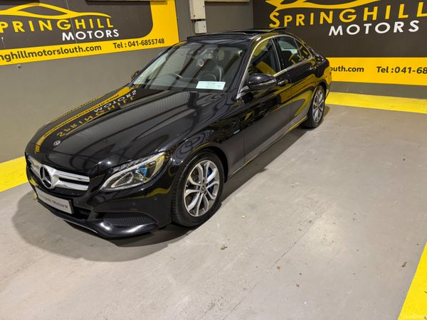 Mercedes-Benz C-Class Saloon, Petrol Plug-in Hybrid, 2017, Black