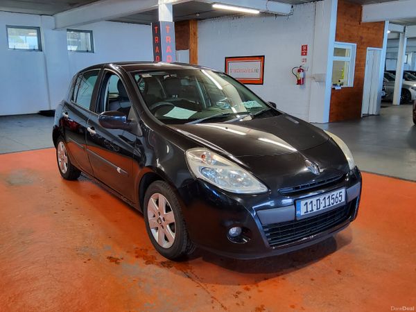 Renault Clio Hatchback, Ethanol Petrol, 2011, Black