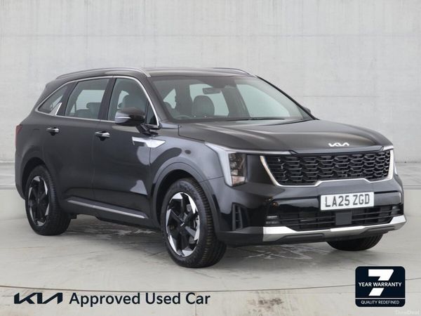 Kia Sorento SUV, Petrol Hybrid, 2025, Black
