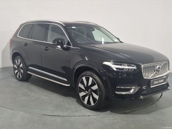 Volvo XC90 SUV, Petrol Plug-in Hybrid, 2024, Black