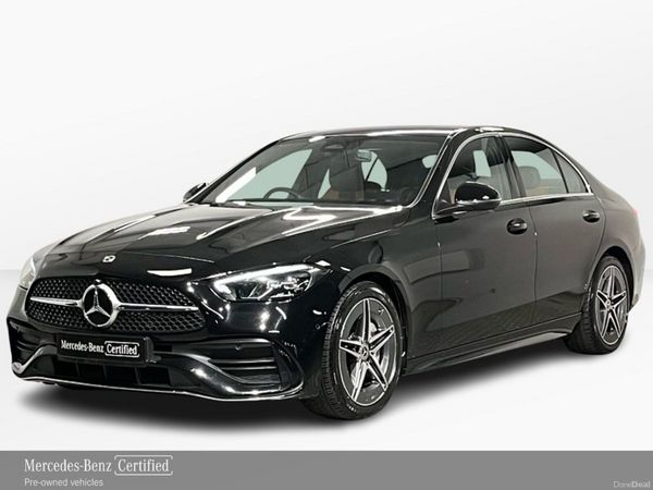 Mercedes-Benz C-Class Saloon, Petrol Hybrid, 2023, Black