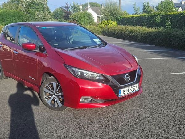Nissan Leaf Hatchback, Electric, 2019, Red