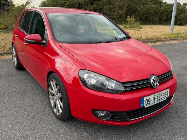 Volkswagen Golf Hatchback, Diesel, 2009, Red
