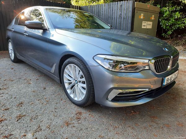 BMW 5-Series Saloon, Diesel, 2019, Blue
