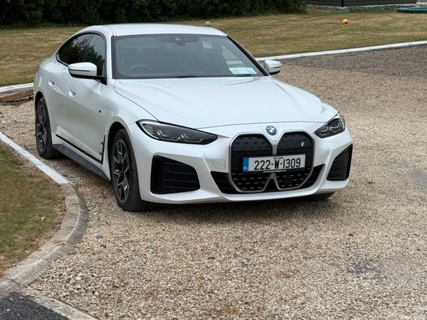 BMW i4 Coupe, Electric, 2022, White