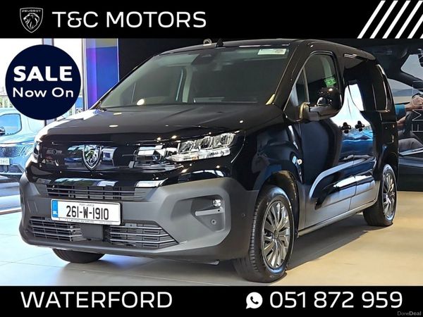 Peugeot Partner MPV, Diesel, 2026, Black