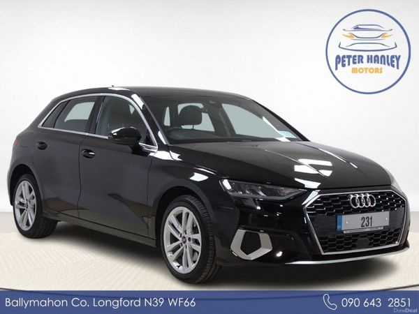 Audi A3 Hatchback, Petrol Hybrid, 2023, Black