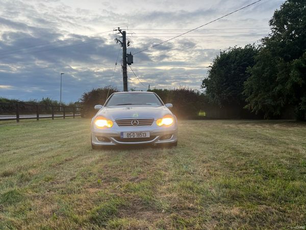 Mercedes-Benz C-Class Coupe, Petrol, 2005, Silver