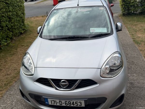 Nissan March Hatchback, Petrol, 2017, Silver