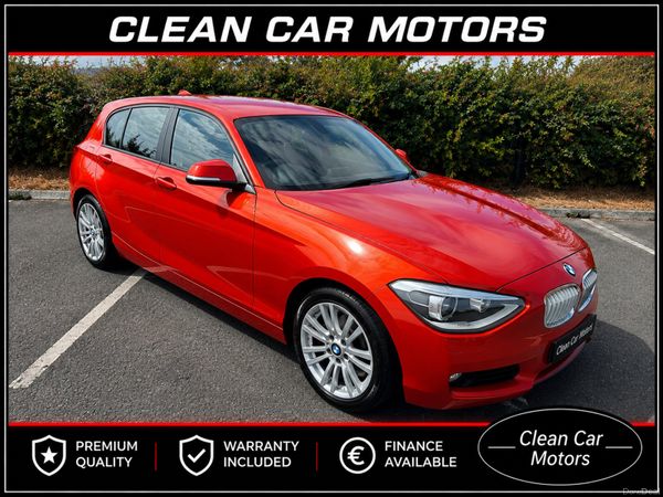 BMW 1-Series Hatchback, Petrol, 2014, Orange