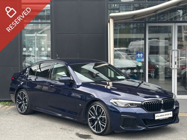 BMW 5-Series Saloon, Diesel, 2022, Blue