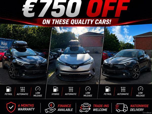 Toyota C-HR SUV, Petrol Hybrid, 2017, Grey
