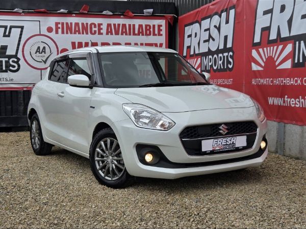 Suzuki Swift Hatchback, Petrol Hybrid, 2020, White