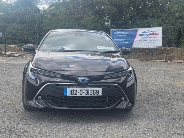 Toyota Corolla Hatchback, Petrol Hybrid, 2018, Black