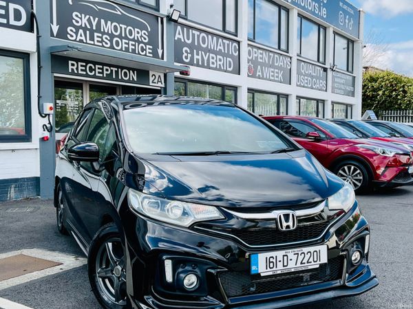 Honda Fit Hatchback, Petrol Hybrid, 2016, Black