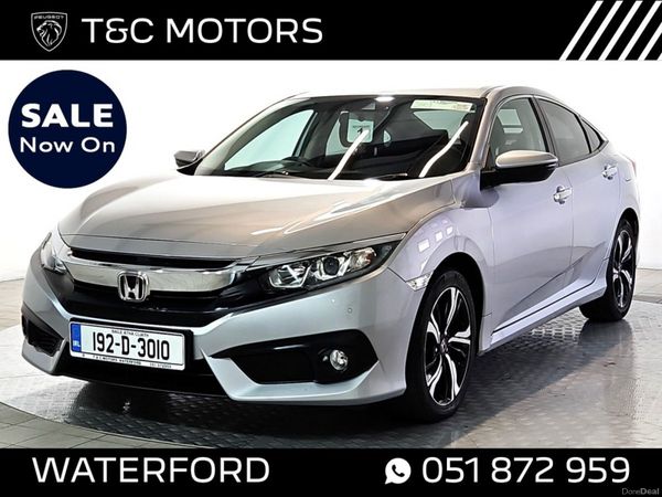Honda Civic Saloon, Petrol, 2019, Grey