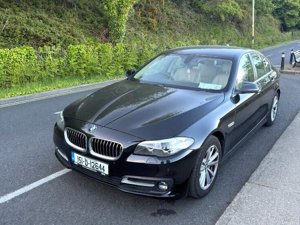 BMW 5-Series Saloon, Diesel, 2015, Black