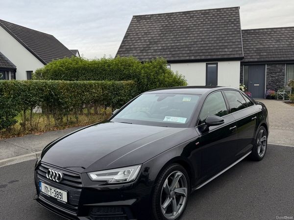 Audi A4 Saloon, Diesel, 2017, Black