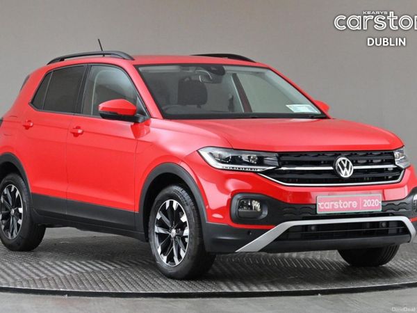 Volkswagen T-Cross SUV, Petrol, 2020, Red