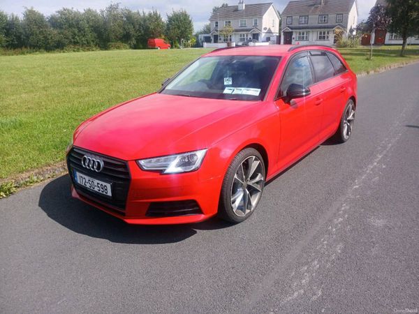 Audi A4 Estate, Diesel, 2017, Red