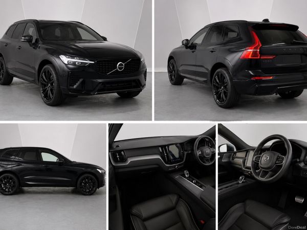 Volvo XC60 SUV, Petrol Plug-in Hybrid, 2024, Black