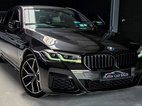 BMW 5-Series Saloon, Petrol Plug-in Hybrid, 2020, Grey