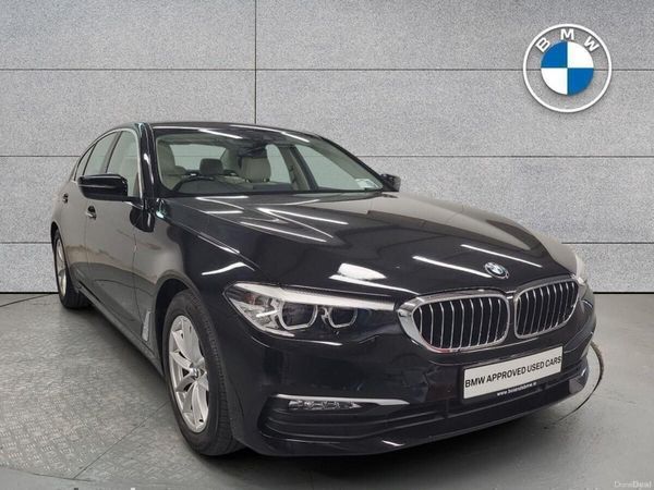 BMW 5-Series Saloon, Diesel, 2018, Black